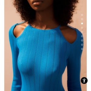 Zara Cut Out Knit Dress